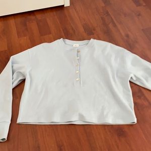 Baby Blue aritzia top